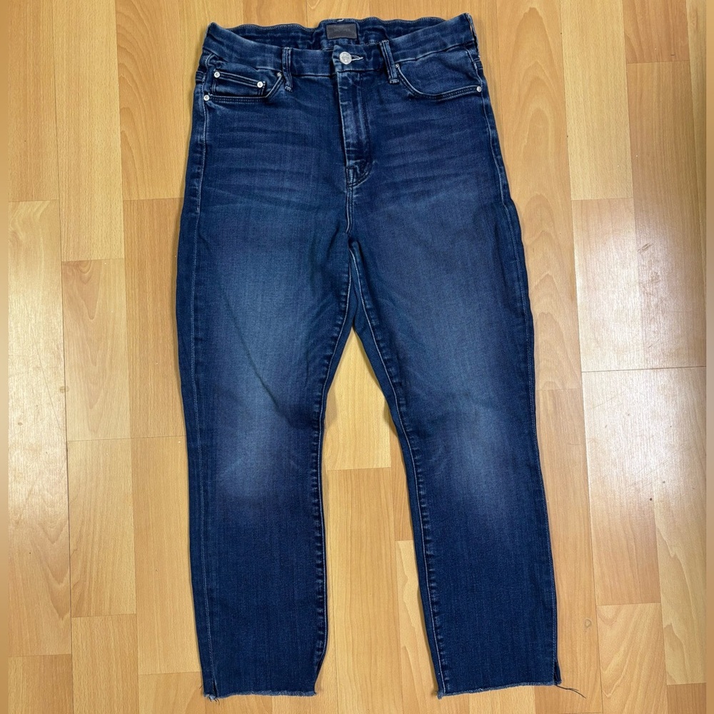MOTHER Women's Dark Blue Jeans